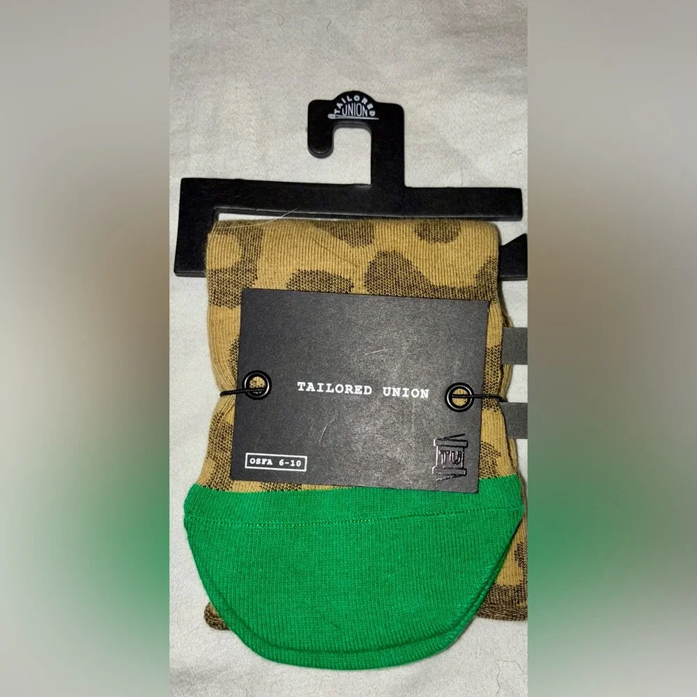 Tailored Union Guépard Ankle Roll Top Ankle Socks New OSFA 6-10 Last One